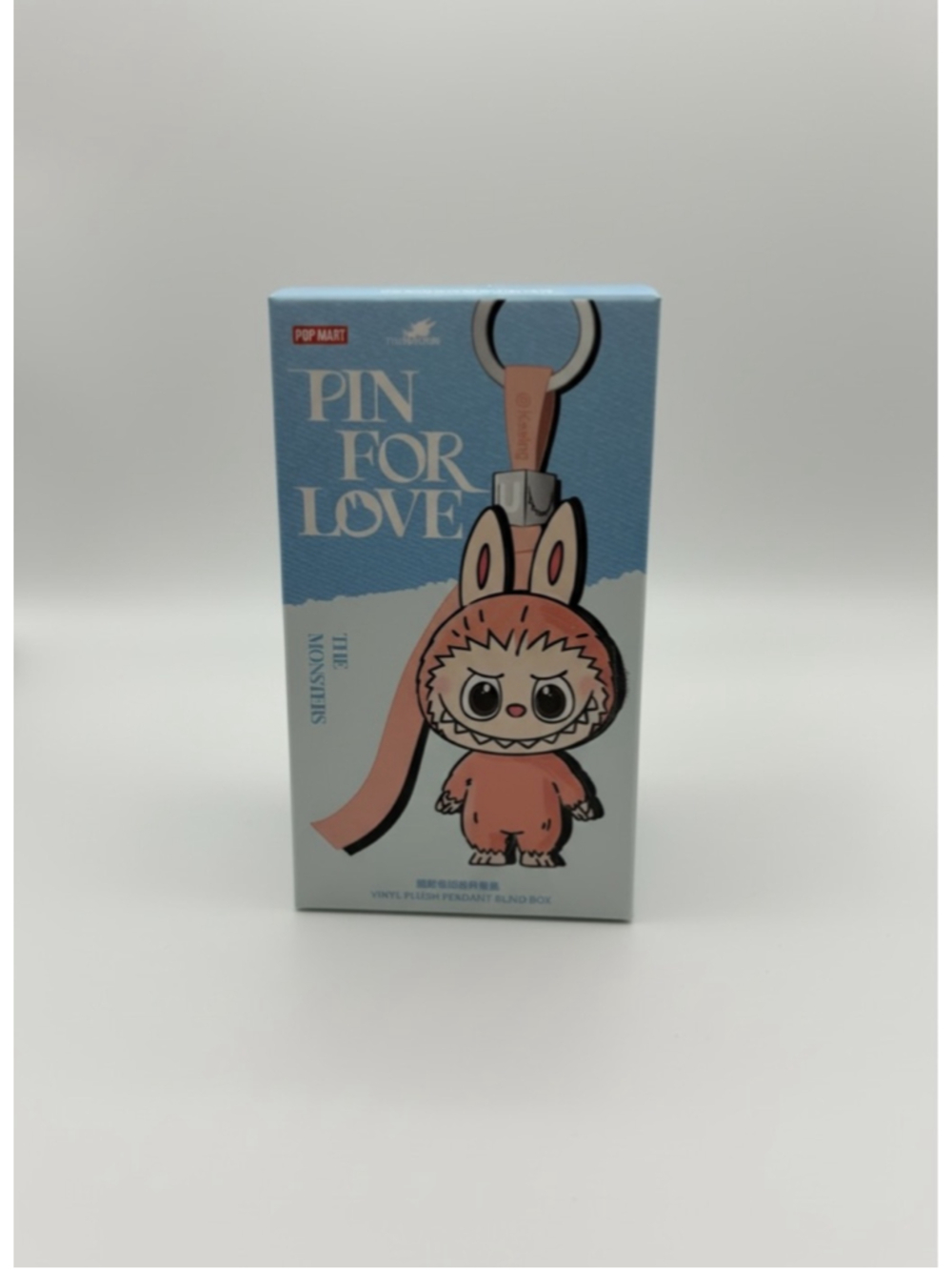 POP MART The Monsters Pin for Love Blind Box Vinyl Plush Keychain New